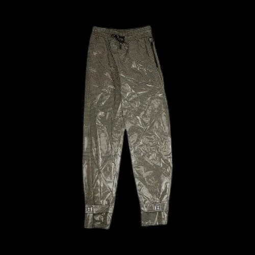 Off-White Shiny Trousers 'Black/White'