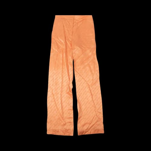Off-White All-Over Logo Print Pants 'Orange'
