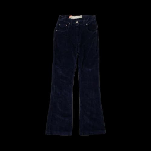 Off-White Velvet Pants 'Blue'