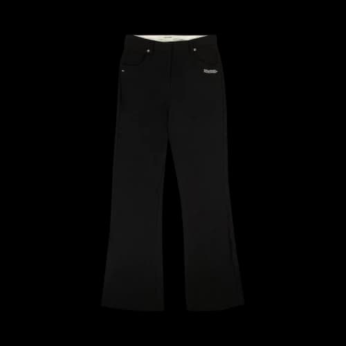 Off-White Flared High Waisted Pants 'Black'