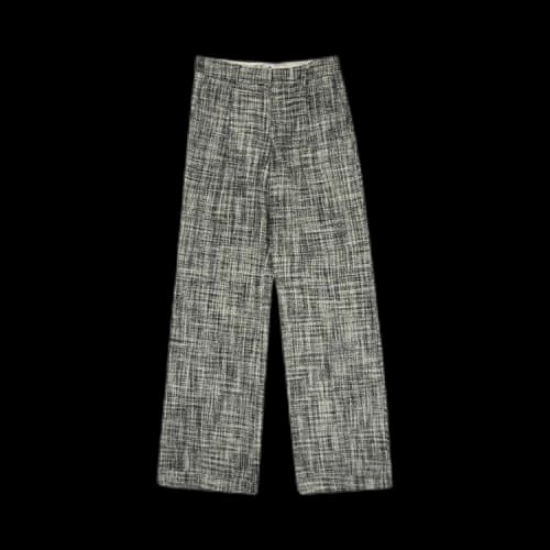 Off-White Tweed Formal Pants 'Black/White'