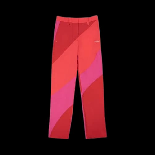 Off-White Spiral New Formal Pant 'Red/Fuchsia'