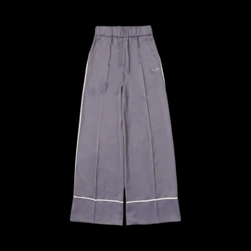 Off-White Satin Pull On Pant 'Grey'