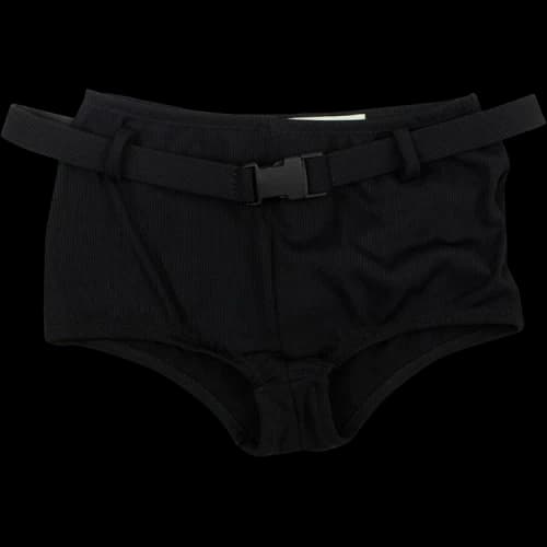 Off-White Duchesse Belted Shorts 'Black'
