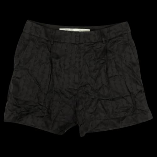 Off-White Logo Print Dress Shorts 'Black'