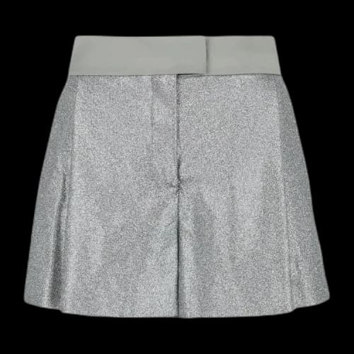 Off-White Holiday Glitter Tuxedo Shorts 'Silver'