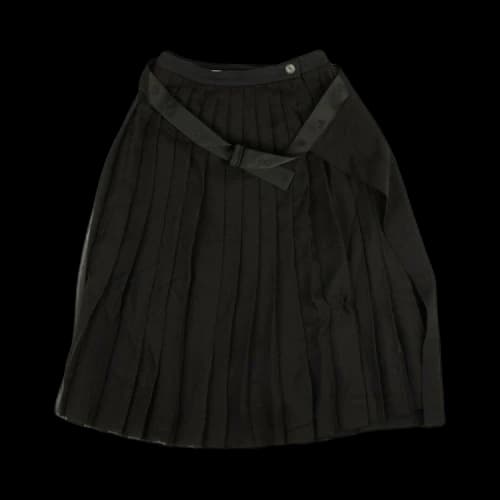 Off-White Double Panel Plisse Skirt 'Black'