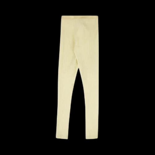 Off-White Jersey Ribbed Leggings 'Yellow'