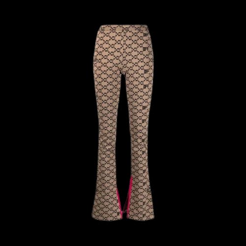 Off-White Monogram Split Leggings 'Brown/Black'