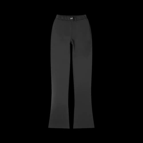 Off-White Sleek Split Leggings 'Black/White'