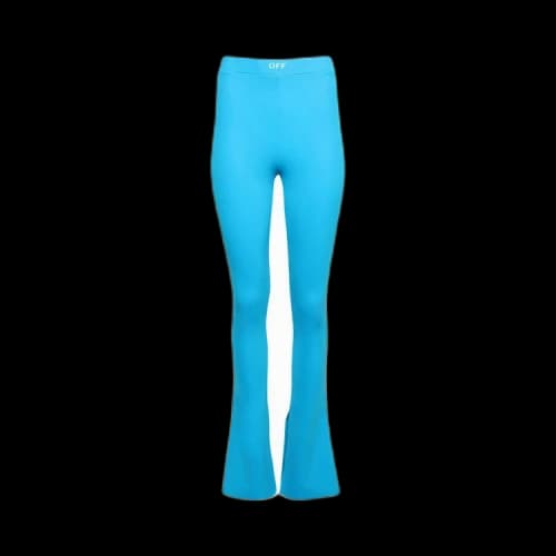 Off-White Sleek Split Leggings 'Blue'