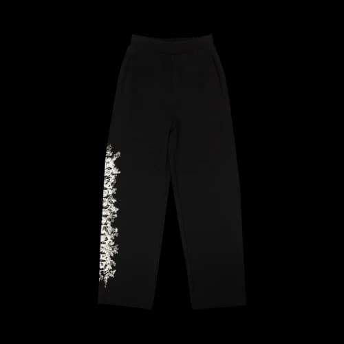 Off-White Wide Leg Printed Sweatpant 'Black'