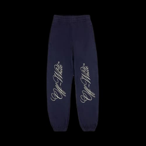 Off-White Slim Logo Sweatpants 'Blue'