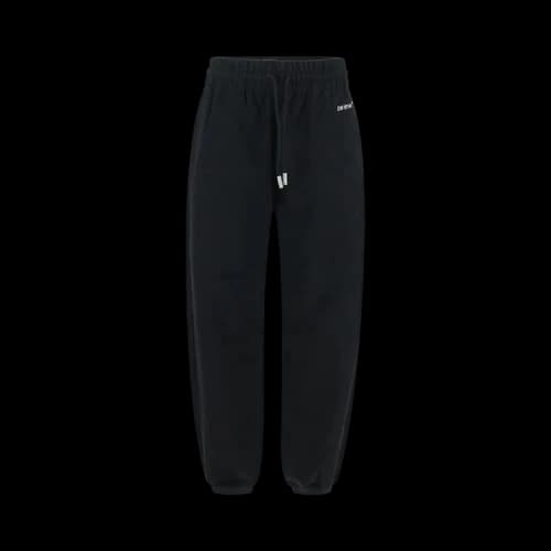 OFF-WHITE Women's For All Helv Relaxed Sweatpants Black/White