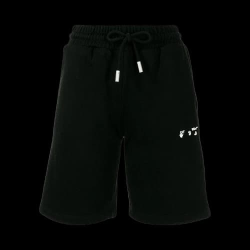 Off-White Logo Shorts 'Black/White'