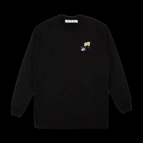 Off-White Arrow Sweatshirt Dress 'Black'