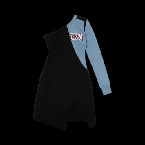 Off-White One Shoulder College Dress 'Black'