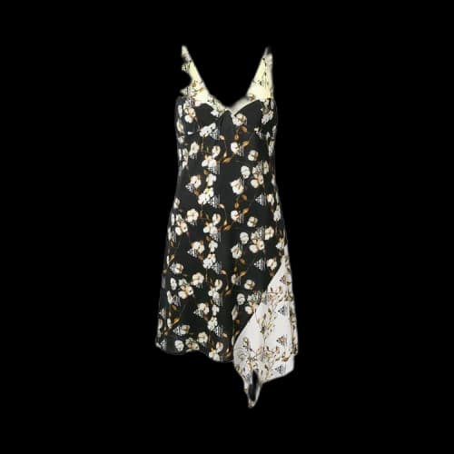 Off-White Crepe Short Love Dress 'Multi'