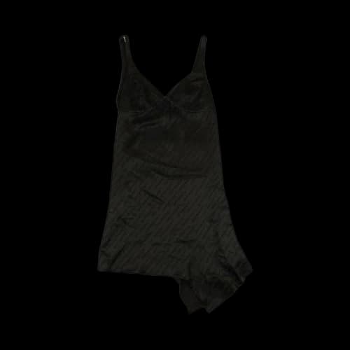 Off-White Logo Slip Dress 'Black'