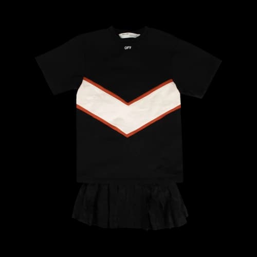 Off-White Panels Sweatshirt Dress 'Black'