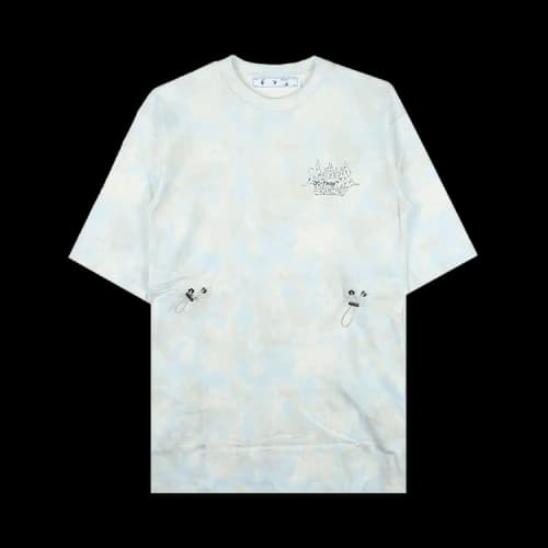 Off-White Meteor Shower Coulisse Dress 'Light Blue'