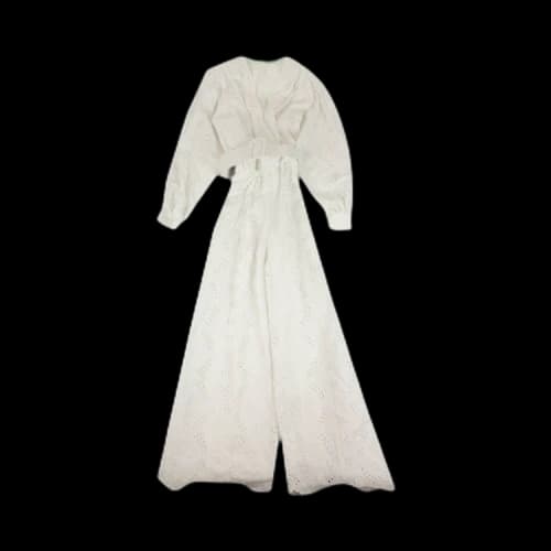Off-White Sangallo 80's Jumpsuit 'White'