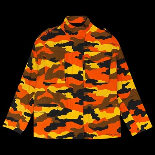 Off-White Camo Jacket 'Orange/Yellow'