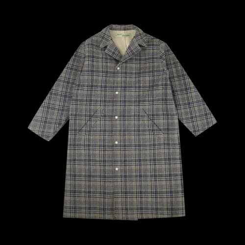 Off-White Prince Of Wales Coat 'Grey/Blue'