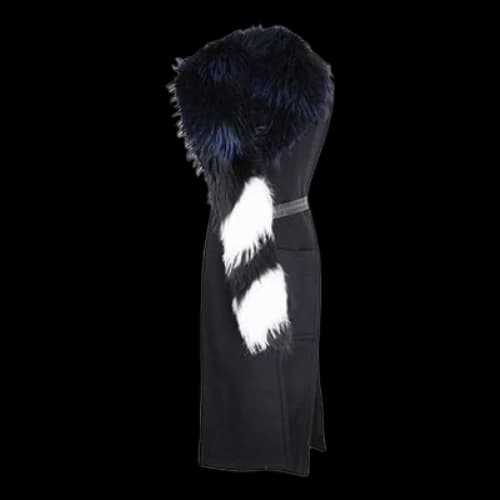 Off-White Sleeveless Large Slim Fit Version Black (Women's)