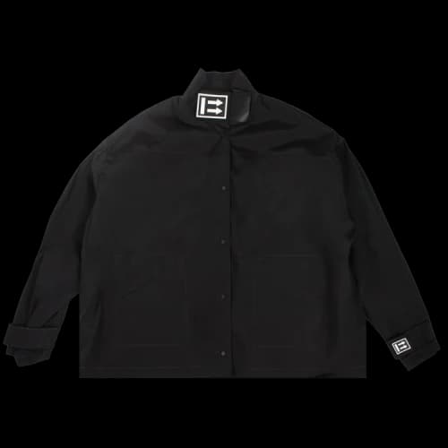 Off-White Stretch Short Track Coat 'Black'