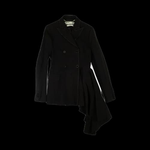 Off-White Asymmetrical Blazer 'Black'