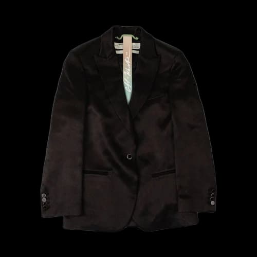 Off-White Oversized Satin Blazer 'Black'