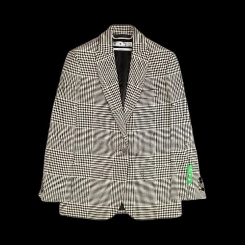 Off-White Pied De Poule Jacket 'Black'