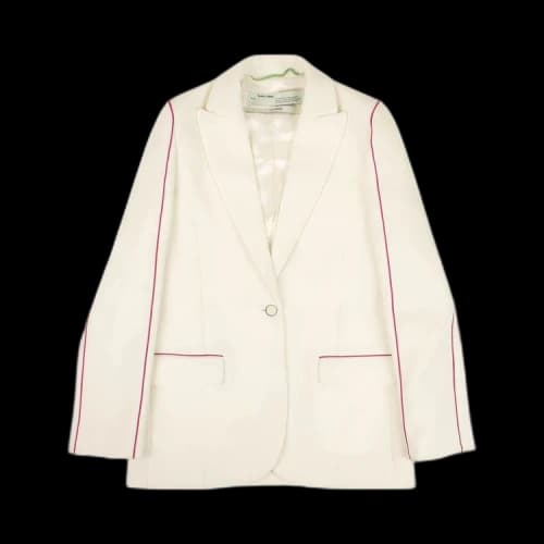 OFF-WHITE Tomboy Blazer Jacket White/Red