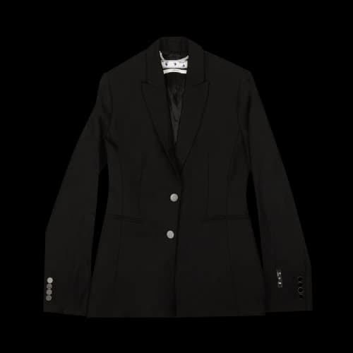 Off-White Embroiderd Logo Blazer 'Black'