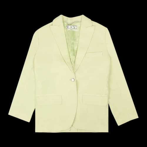 Off-White Cady Fluid Tomboy Jacket 'Green'