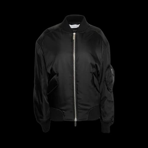 OFF-WHITE Zip-Fastening Bomber Jacket Black