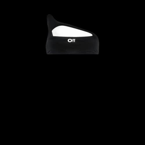 Off-White Cut Out Bikini 'Black/White'