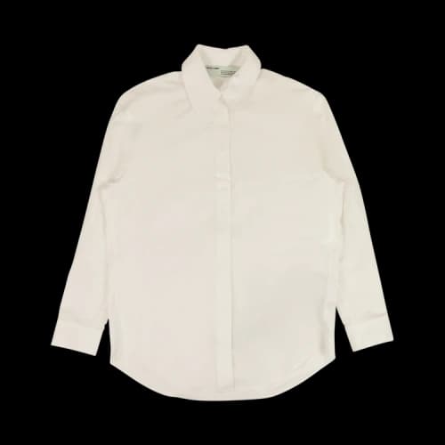 Off-White Logo Printed Basic Shirt 'White'
