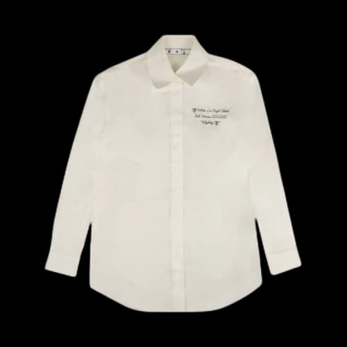 Off-White Slightly Off Logo Shirt 'White'