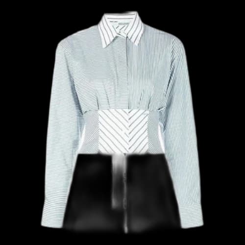 Off-White Striped Corset Shirt (Women's)