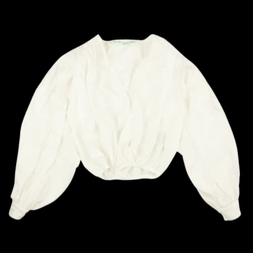 Off-White Logo Cross Over Top 'White'