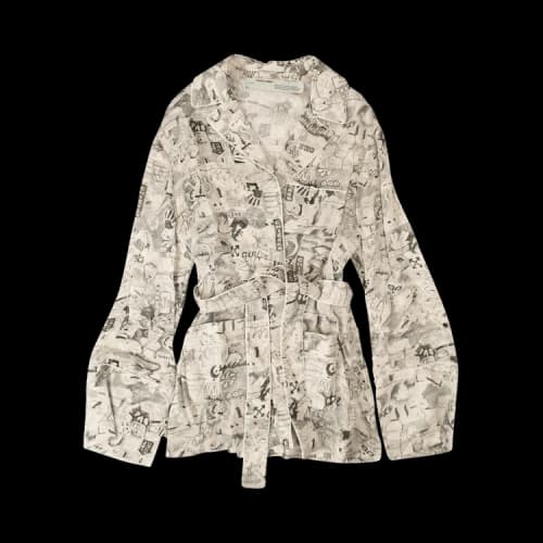 Off-White Pajama Style Shirt 'Ivory'