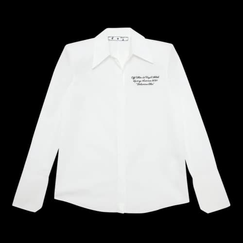 Off-White Poplin Shirt 'White'