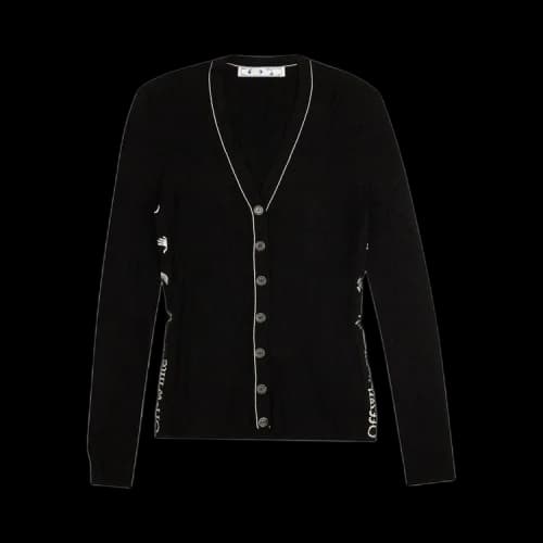 Off-White Basic Logo Cardigan 'Black'