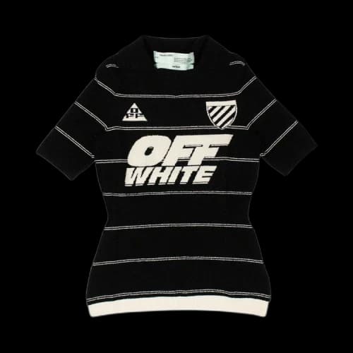 Off-White Logo Knit Polo 'Black'