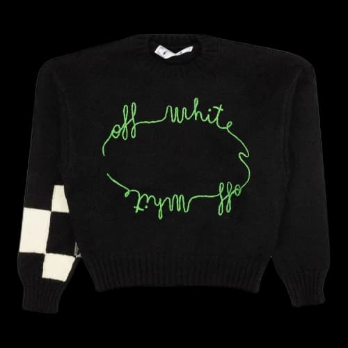 Off-White Logo Cornelly Crewneck 'Black'