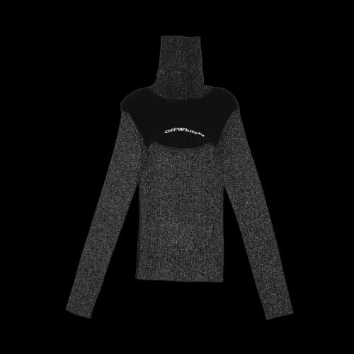 Off-White Cut Out Turtleneck 'Blue'