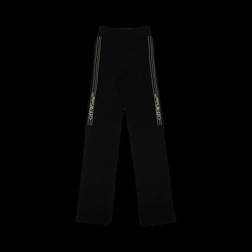 Off-White Logo Stripe Pants 'Black'
