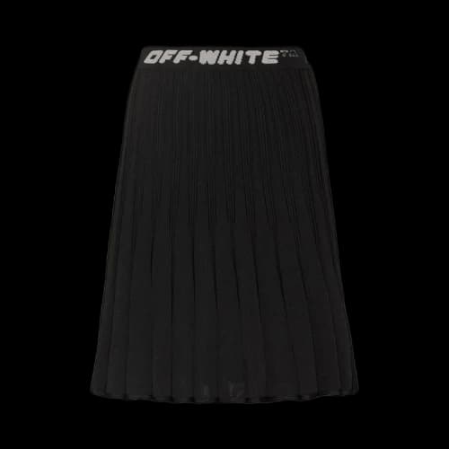 Off-White Logo Band Skirt 'Black/Grey'